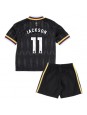 Aston Villa Nicolas Jackson #11 Venkovní dres pro děti 2026-27 Krátký Rukáv (+ trenýrky)